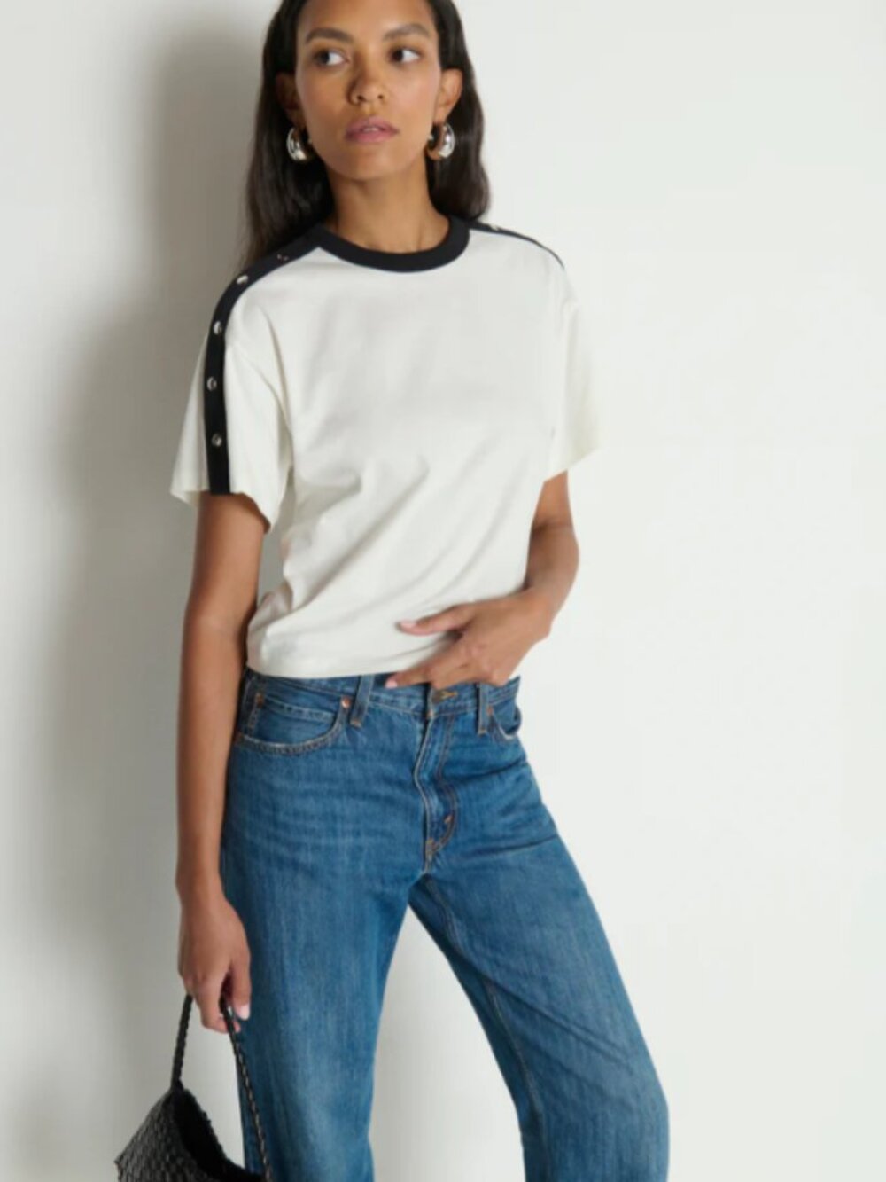 Nation Ada Button Tee - Size M - NWT
